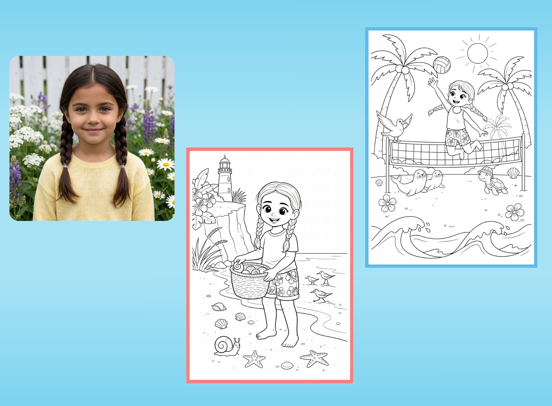Goes to the Beach - KIDS