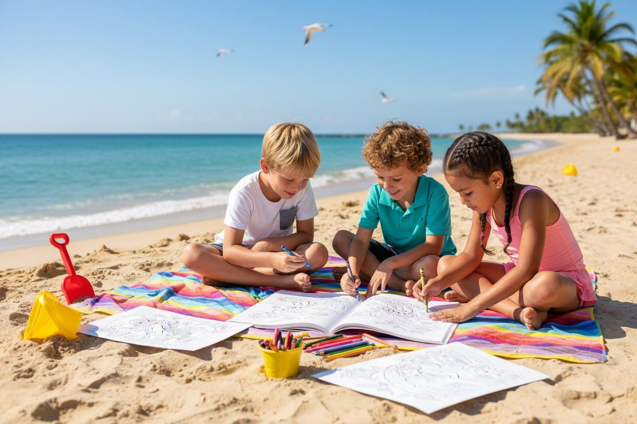 Goes to the Beach - KIDS